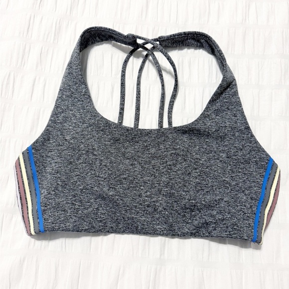 Spiritual Gangster Shaki Tech Longline Sports Bra Heather Grey Size Small - Picture 2 of 7